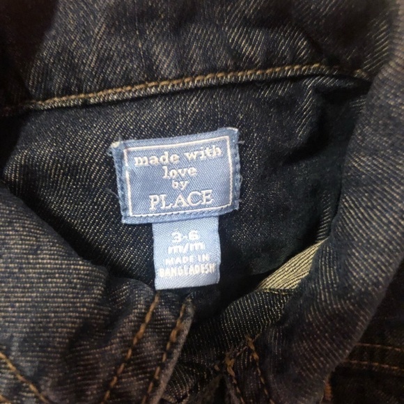 Children’s Place Jean Jacket Size 3-6 Months - Picture 5 of 6
